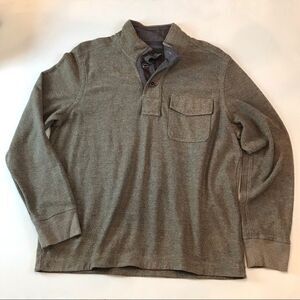 Eddie Bauer Men’s Button Pull Over Size XL *